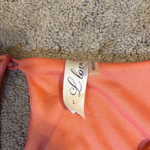 Francesca's Collections Pink Ruffled Mini Sundress - Picture 2 of 3